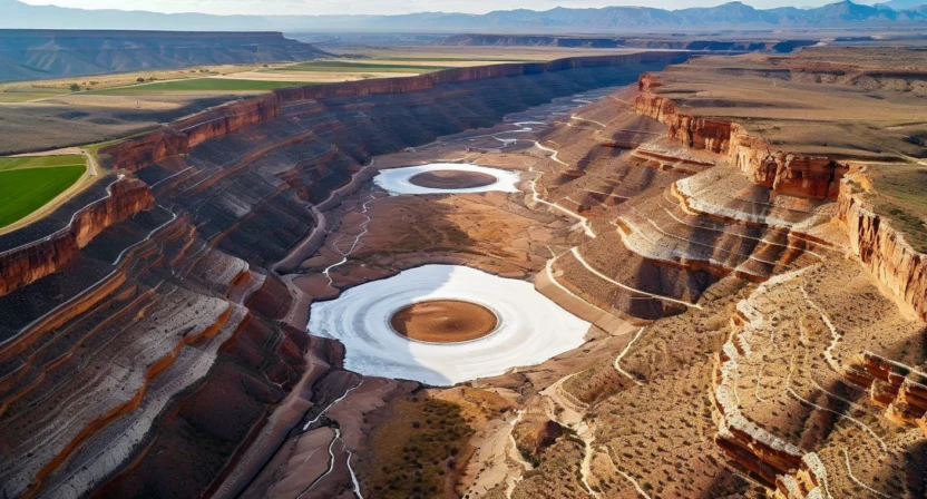 Southwest drought landscape